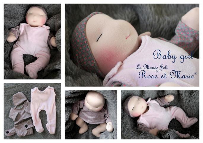 Bébé fille Le Monde Joli de Rose et Marie