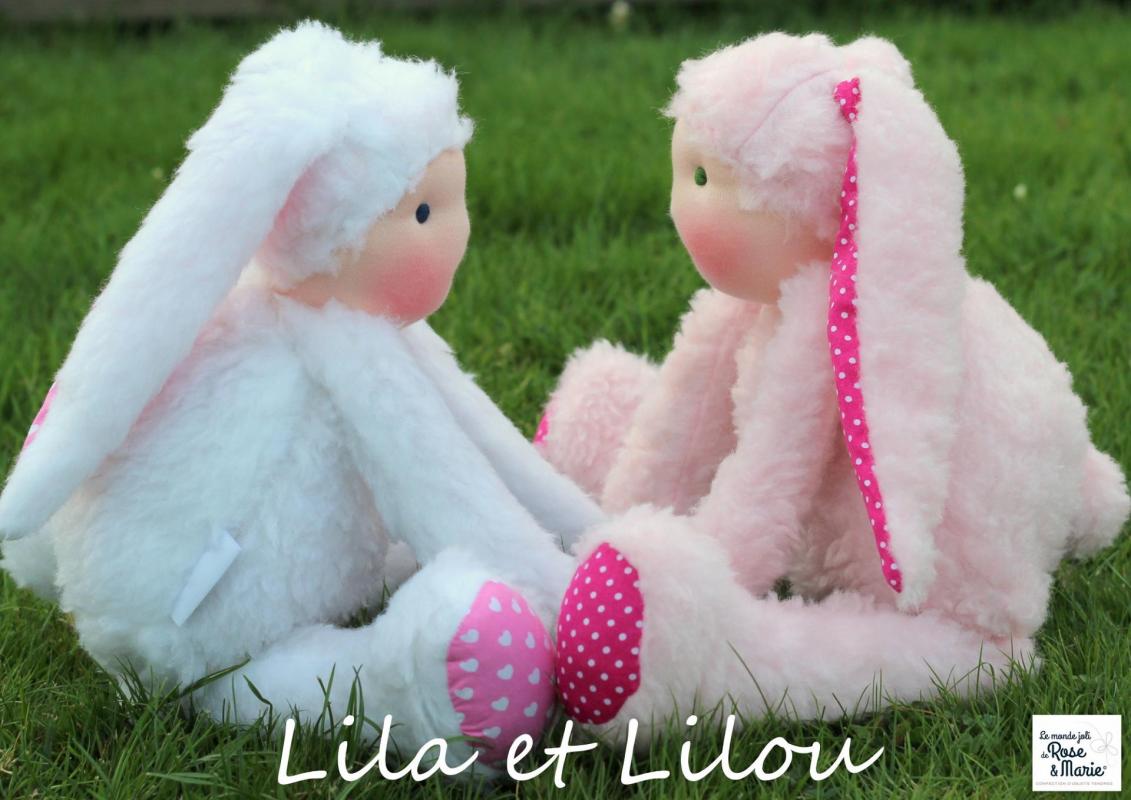 Lila et lilou le monde joli de rose et marie