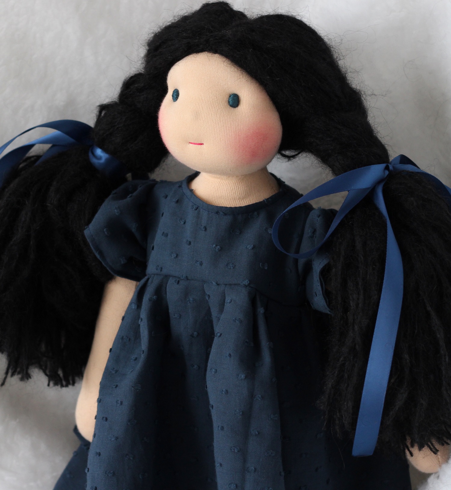 isabella, inspired waldorf doll about 17 inches